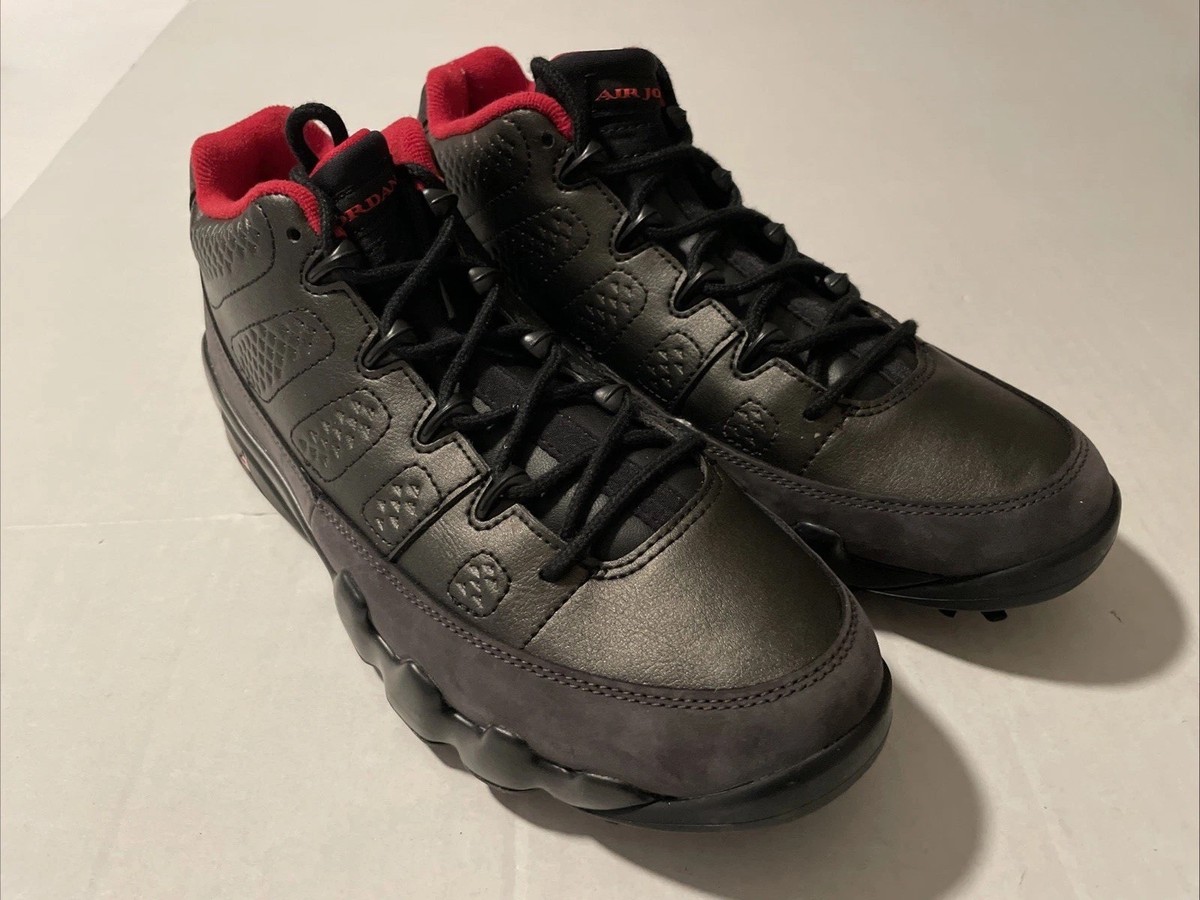 Nike Air Jordan 9 Retro Low Golf Men's Size 8.5 Black Leather