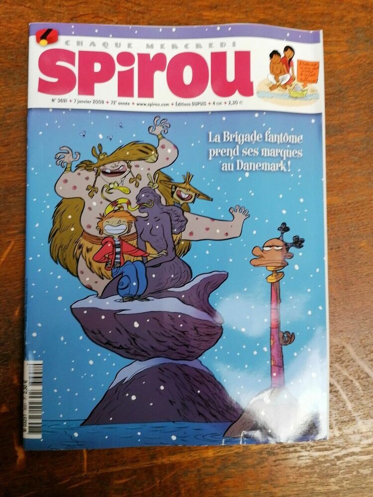 Spirou N°3691: La Brigada Fantasma Toma Sus Marcas En Dinamarca