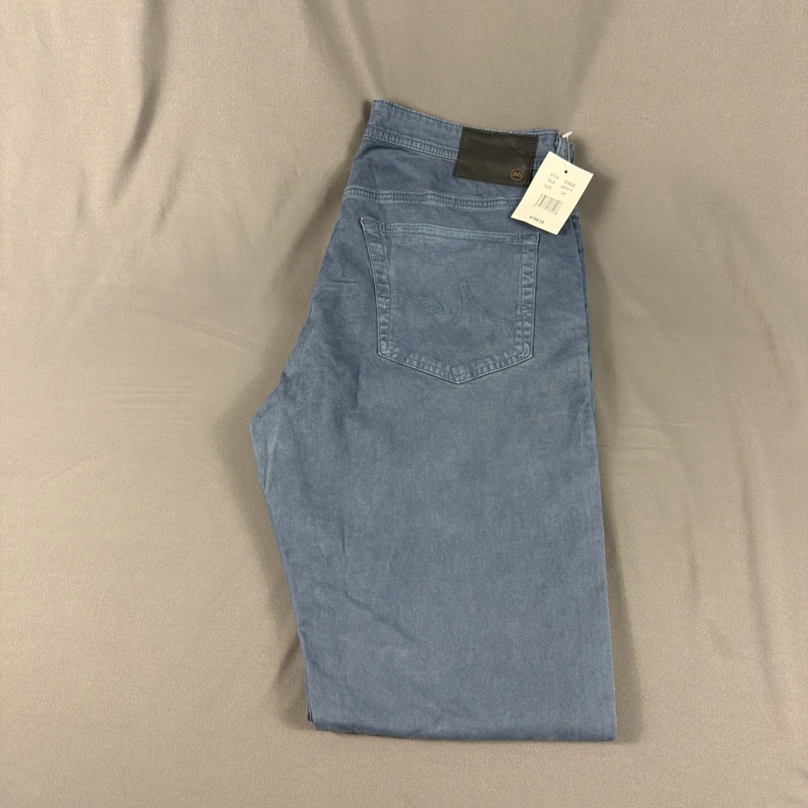 AG Pants Everett Slim Straight 34 x 34 Bright Night Blue Cotton MSRP $198
Opens in a new window or t