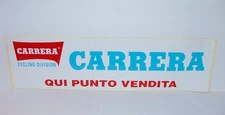 Carrera Jeans Pro Cycling Team Vehicle or Store Sticker 19" x 6" Original NOS