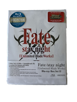 Fate Stay Night Unlimited Blade Works Blu-ray Box Set II Aniplex, New Sealed