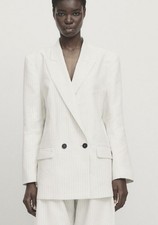 Massimo DUTTI Blazer Gr XS creme wie NEU 199 