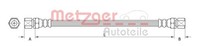 Bremsschlauch Vorne Links Rechts Metzger 4111132 FÜR Porsche