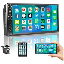Double Din Car Radio Receiver With Remote Control
