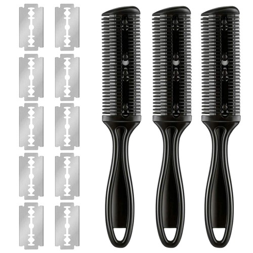 Haarverdünnungs Kamm Set, Rasierkämme, Haarschneidekamm, Friseurschere, Haars...