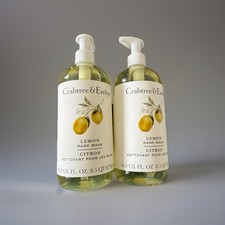 2pc Crabtree Evelyn Lemon Citron Hand Wash Soap 16.9oz ea new