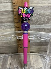 Custom beaded pen. Nursing basket filler, party, journal WILL COMBINE SHIPPING
