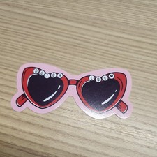 1) Dutch Bros Sticker February 4th 2026 Heart Sunglasses Dutch Luv Free Shipping