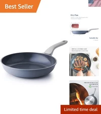 Versatile Nonstick Skillet - 8/10/12 Inch Ceramic Frying Pan for Healthy Cooking
