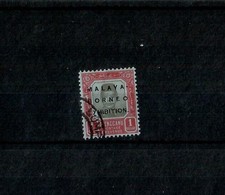 TRENGGANU 1922 EXHIBITION $1 used check scan