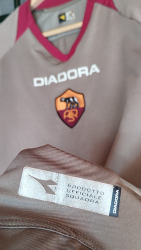 Maglia AS Roma 2006 2007 Totti Diadora Champions League shirt Originale Vintage - Foto 10 di 12