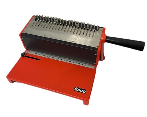 Ibico Ibimatic Manual Comb Binding Machine Office Book Binder Punch Machine