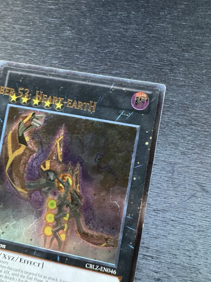 YuGiOh! Number 53: Heart-Earth CBLZ - Error Misprint Name Shift Ultimate Rare - Image 4 of 4