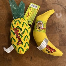 Yeowww Catnip Toy Yellow Banana  Pineapple Organic USA Made Cat Toy