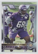 2015 Topps Topps.com Online Exclusive NFL 50th Super Bowl TJ Clemmings #425 0h1
