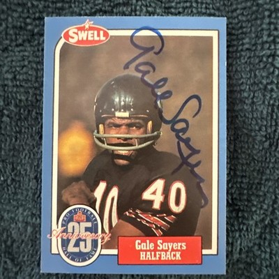 1988 Swell Gale Sayers Auto #106 Bears All-Time Great