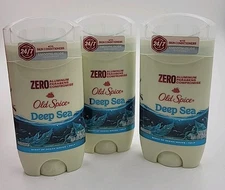 Old Spice Deep Sea Aluminum Free Deodorant 3.0oz With Skin Conditioners, New