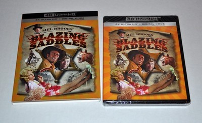 Mel Brooks Blazing Saddles 4K Ultra HD Digital Slipcover New Sealed