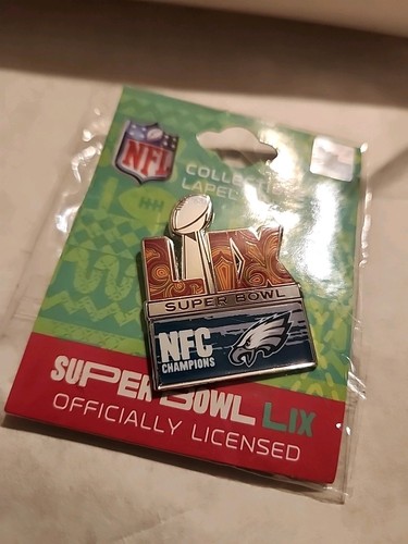 PHILADELPHIA EAGLES: SUGARBOWL 59 LAPEL PIN (NEW) - Picture 1 of 3