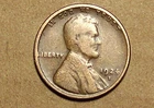 1924  S     Mint Lincoln Wheat Cent   ACTUAL  COIN                   90426201-06