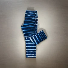 Nike One Dri-FIT Women’s Medium Blue Black High Rise Training Leggings