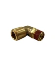 1/2" Tube O.D. x 3/8" MNPT Heavy Duty Brass 90° Swivel Elbow Push-In Connector