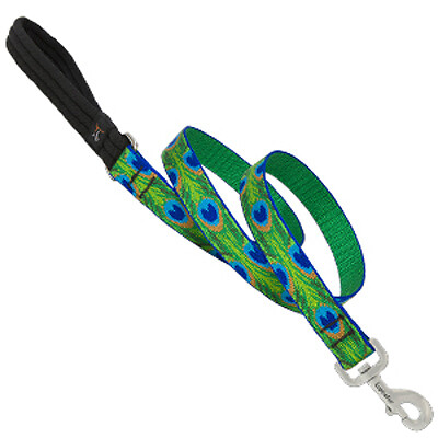 Lupine 32659 Dog Leash, Tail Feather Pattern, 1 In. x 6 Ft. - Quantity 1