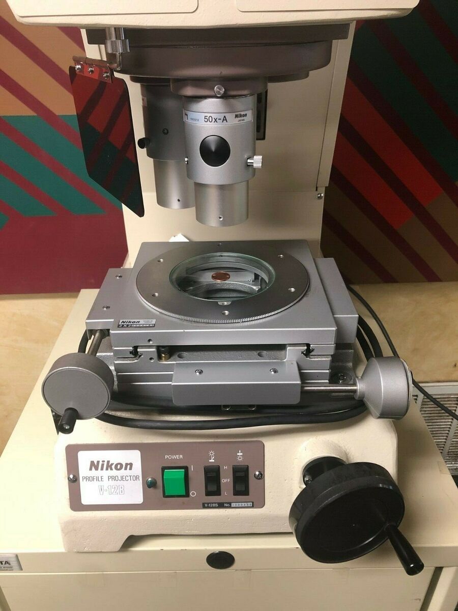 Nikon V-12B Optical Comparator/Profile Projector 12” Display Nikon V-12B Optical Comparator/Profile Projector 12” Display