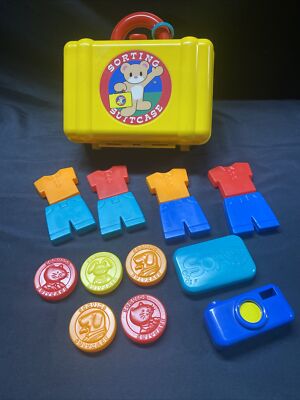 Early Learning Center Sorting Traveling Suitcase Baby Sensory Shape Color Etc.