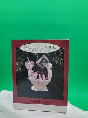 Hallmark Keepsake Ornament Vtg 1993 Friendship Sundae Hershey Chocolate Syrup