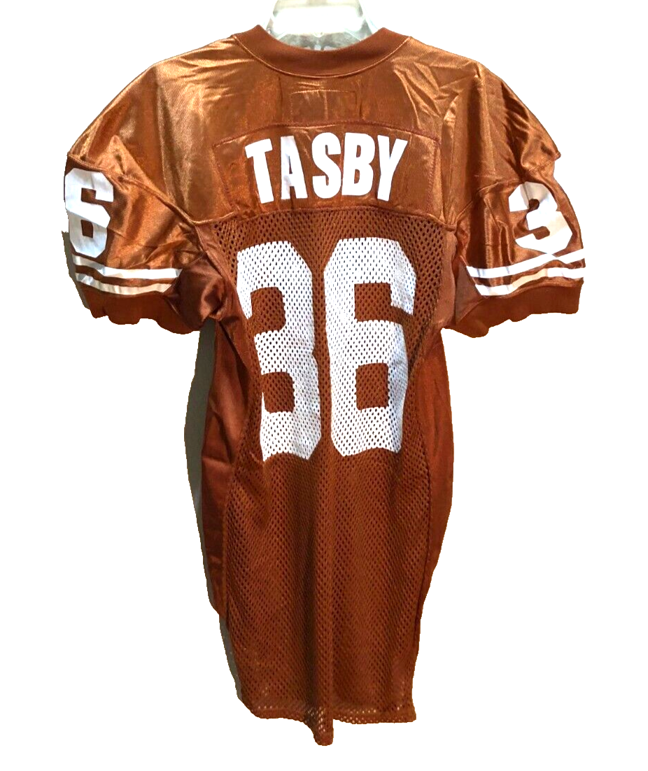 Eric Tasby #36 Texas Longhorns NCAA Big 12 Orange Mesh 90s Team Jersey L