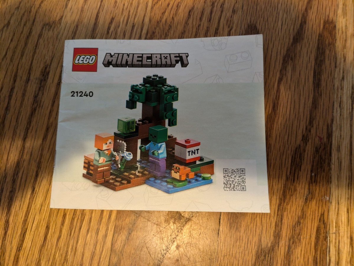 Minecraft Legos Set 21240 Mangrove Swamp. Guc, all pieces included