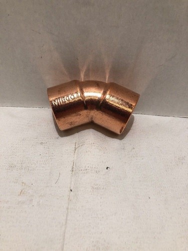 NIBCO C606 1-1/2" Elbow-45 degree-Wrot Copper Pressure Fittings-LOT OF 10