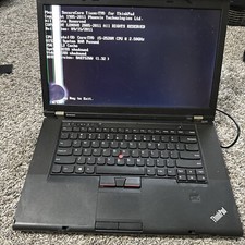 Lenovo Thinkpad T520 Intel Core i5 -2520M 2.50GHZ 8GB RAM NO HDD Cracked Screen