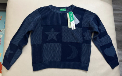 United Colors of Benetton x JCC+ Kids  Sweater - Size 7-8Y - MRSP$110
