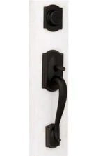 Schlage Camelot Dummy Door Handleset with Left Handed Handle F93 CAM 716 ACC LH
