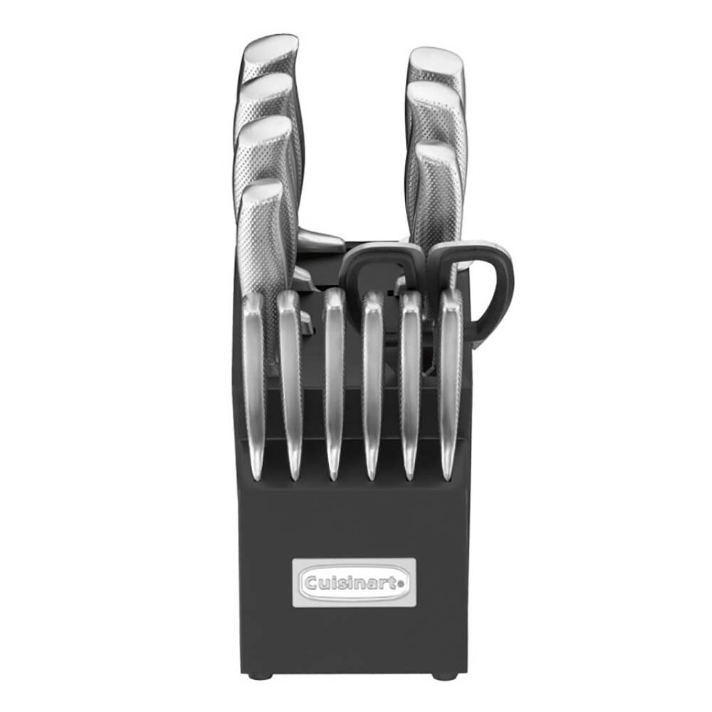 Cuisinart Elite Series Stainless Steel 15Piece Cutlery Knife Block Set eBay