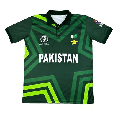 Pakistan Cricket Team Star Nation Jersey World Cup High Grade T-shirt
