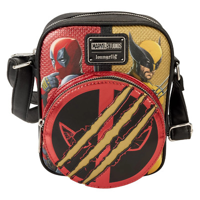 Loungefly Marvel Deadpool & Wolverine Crossbody Bag