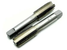 NJ STOCK  HSS 14mmx1 Metric Taper and Plug Tap Right Hand Thread M14 x 1mm Pitch