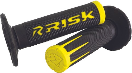RISK RACING 1998-2009 TE 610 Husqvarna FUSION 2.0 MOTORCYCLE GRIPS YELLOW 288 - 第 1/1 張圖片