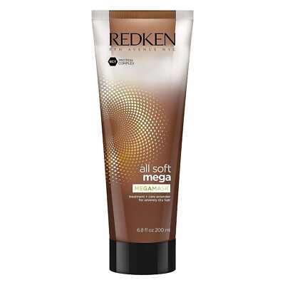 Redken All Soft Mega Mask Treatment  Care Extender for Severely Dry Hair 6.8 oz.