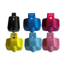 6 Ink Cartridge For HP Photosmart C5170 C5175 C5180 C5183 C5188 C5190 C6150 363