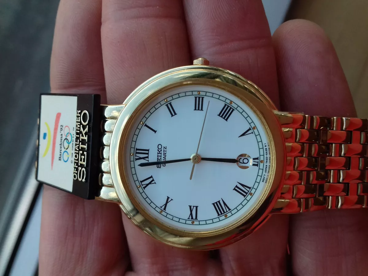 Seiko Vintage Collection SGC034P OLIMPIC GOLD NOS Montre Japan