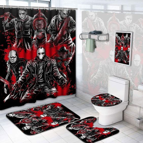 Halloween Scary Characters Horror Movies Bathroom Sets eBay