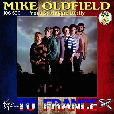 7'' MIKE OLDFIELD & MAGGIE REILLY To France / In The Pool VIRGIN D 1984 like NEW!