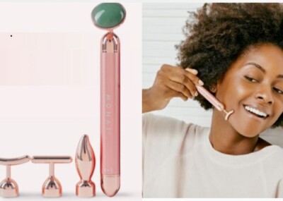 MONET 4 IN ONE VIBRATING BEAUTY BAR FACIAL MASSAGER 