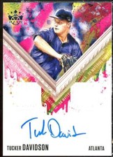 Tucker Davidson Card 2021 Diamond Kings DK Material Signatures #28 