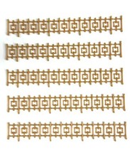 1758BE-DM HO Grate tipo ferro battuto x vari usi 5 pezzi colore beige sc 1:87
