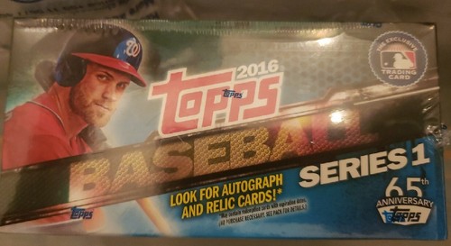 2016 Topps Series 1 Factory Sealed Baseball Retail Box ~ 24 Packs - Picture 2 of 6